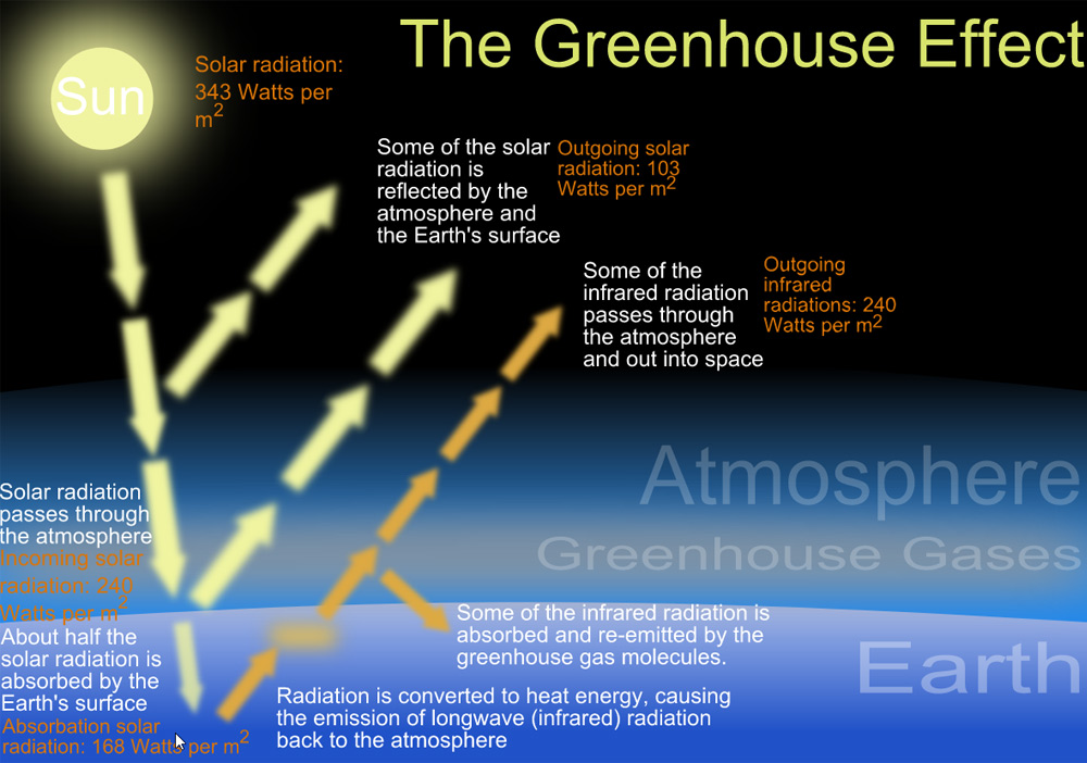 How Does A Greenhouse Work Explanation Diagram