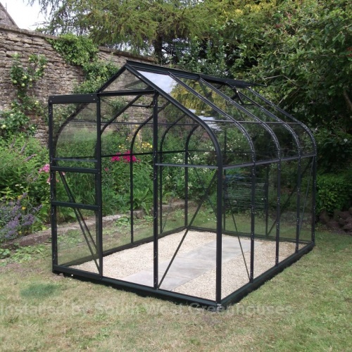 6x8 Elite High Eave Aluminium Greenhouse - South West Greenhouses