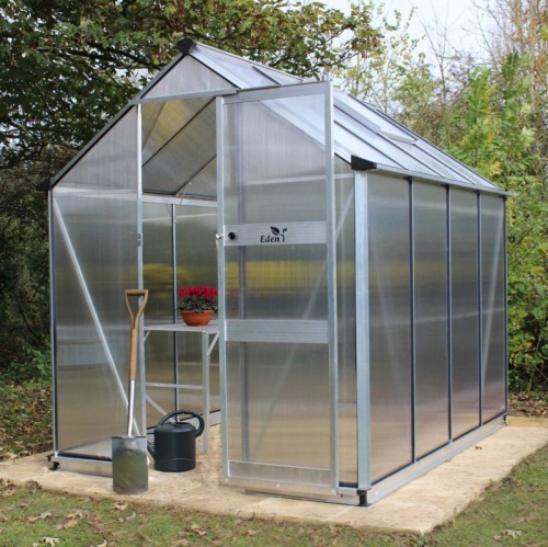 6x8 Elite High Eave Aluminium Greenhouse - South West Greenhouses