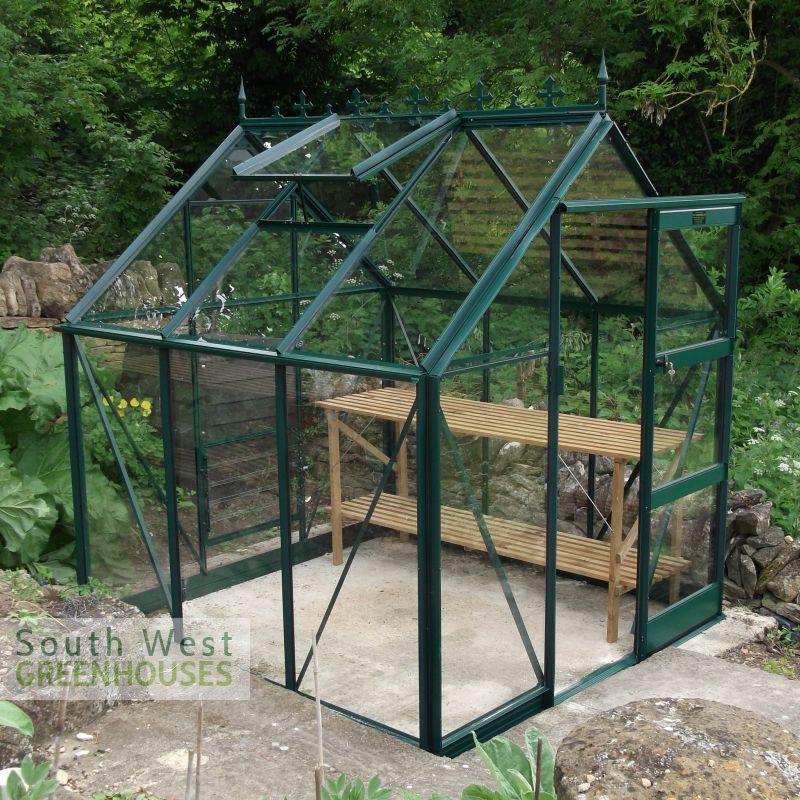 6x6 Elite Craftsman Painted Greenhouse - South West Greenhouses