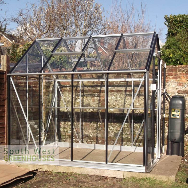 6x8 Elite High Eave Aluminium Greenhouse - South West Greenhouses